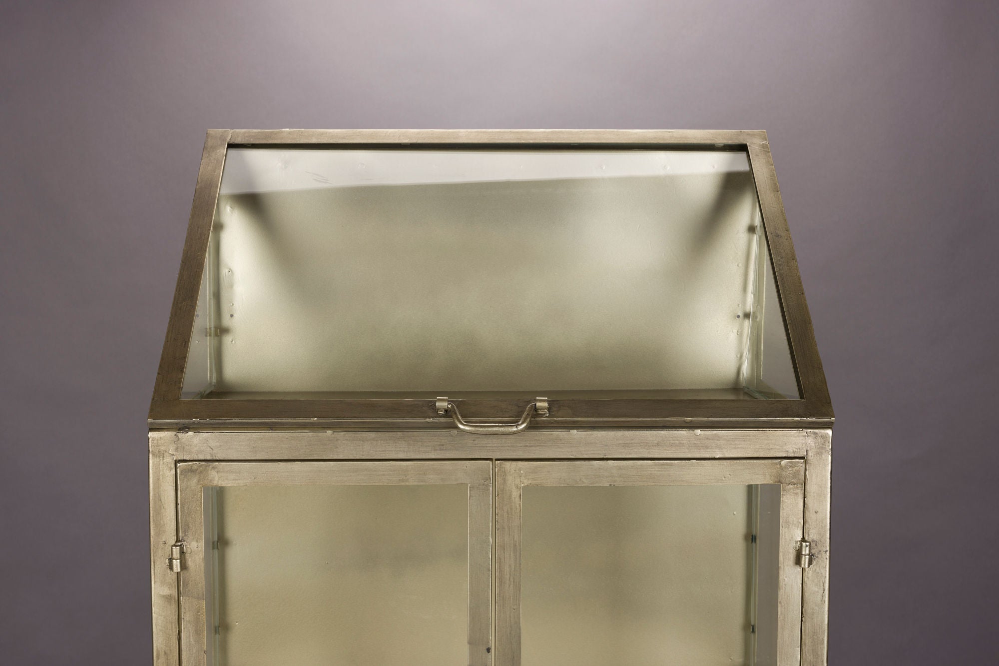Dutchbone Monviso Gold & Glass Display Cabinet